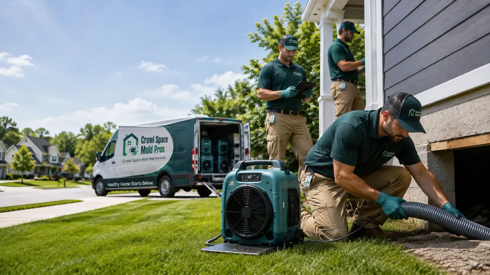 Crawl Space Mold Removal in Appleton, MN